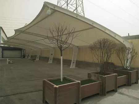 膜结构车棚案例展示